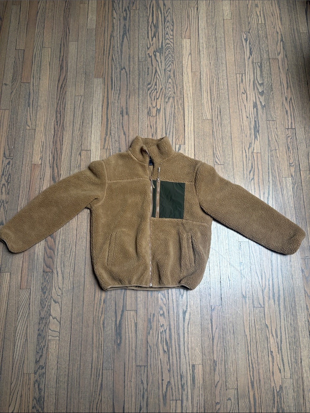 Cotton On Garments XL Brown Teddy Zip Up Jacket